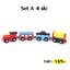 Bobestshop ของเล่นรถไฟไม้ งานสวย เป็นแม่เหล็กดูดติดกับคันอื่นได้