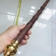 ไม้มงคลหายาก... ไม้ตะพด(ไม้แก่นมะขาม) กลึงลายไผ่9ปล้อง(เลขมงคล) ลายสวย ยาว95ซม... หัวกลึงหัวขุนทองเหลืองแท้