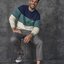 L.L.Bean Colorblock Crewneck Sweatshirt