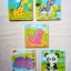 จิ๊กซอว์ไม้แผ่นเล็ก จำนวน 3-9 ชิ้น