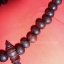 ไม้มงคลหายาก... ประคำ(ไม้พยุง) ลายสวย.พร้อมหัวขุน....ขนาด9มิล....ยาว17นิ้ว...ไม้พยุงแท้ทุกเม็ด (CN005)