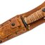 มีดใบตาย Ontario 499 Air Force Survival Knife 5" Sawback Blade with False Top Edge and Blood Grooves, Natural Leather Handle and Sheath - 6150