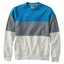 L.L.Bean Colorblock Crewneck Sweatshirt