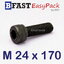 สกรูหัวจมดำ M 24 x 170 *เกลียวครึ่ง*