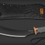มีดเดินป่า มีดใบตาย Gerber 31-002289 Bear Grylls Parang Machete 13.5" Carbon Steel Blade, Rubber Handles