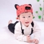 หมวกแก๊ปเด็ก แต่งหู ปักแมวด้านหน้า สกรีนรูปแมว