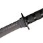 มีดใบตาย AITOR Jungle King II Fixed 5-1/2" Black Plain Blade, Molded Polyamide Sheath Plus Survival Kit - AI16013 ของแท้