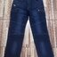 Workman BlueB denim stretch cargo pants