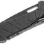 มีดพับ Buck 831BKS1 Marksman Flipper 3.5" Black Cerakote Tanto Blade, Black Aluminum Handles - 12343