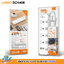 ปลั๊กไฟ รางปลั๊กไฟ ปลั๊กพ่วง LDNIO รุ่น SC4408 4 ช่อง 4 USB สาย 2 เมตร