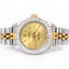 Rolex Oyster Perpetual 2tone 18K Automatic Lady Size