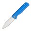 Petrified Fish PF818 Forward Linerlock Flipper Knife 3.54" D2 Stonewashed Drop Point Blade (Blue)