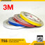 สติ๊กเกอร์สะท้อนแสงแต่งรถ ติดขอบล้อ ไล่ขอบ ยืดได้ 3M กว้าง 1 เซ็น ยาว15เมตร