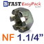 หัวน็อตผ่า NF 1.1/4"-12 ขอบ 47 mm. หนา 28 mm.