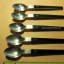 ช้อนญี่ปุ่นโบราณ เนื้ออลูมิเนียม (5อัน) ใหม่เก่าเก็บ Made in Japan