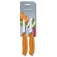 VICTORINOX PARING KNIFE SET 8cm สีส้ม ใบเรียบ แพ็คคู่ (2เล่ม) (6.7606.L119B)