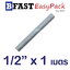สตัดเกลียวตลอด 1 เมตร 1/2" x BSW12W ชุบขาว (1 เส้น)