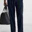 Zara Men's cotton linen relaxed pants