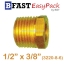 ข้อลดบุชชิง (3220-8-6) 1/2" x 3/8" (1 ตัว/ถุง)