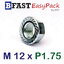 หัวน็อตจาน M12 x P1.75 (5 ตัว/ถุง)