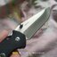 มีด LAND Knife GB-910 ใบเรียบ ด้ามดำ (New910)
