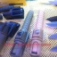 ดิ้ว ESP Expandable Baton Made in E.U. 21นิ้ว สีเขียว (ชุบแข็ง)