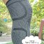 สนับเข่าผ้ายืด สายรัดหัวเข่า ( แบบสวม 1 ชิ้น โทนสีดำ )