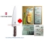 มีดเชฟ/มีดครัว VICTORINOX ด้ามไม้ROSEWOOD CHEFS ใบมีดยาว28cm. Made in Switzerland (5.2000.28) ของใหม่ ของแท้ +ที่ลับมีด ญี่ปุ่นแท้