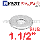 แหวนอีแปะสแตนเลส SUS 1.1/2" (1 ตัว/ถุง)