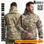 เสื้อกันหนาว กันลม กันฝน มีฮู้ด(Hood) Tad Gear ยี่ห้อ Bogie.1 ลายมัลติแคม