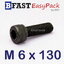 สกรูหัวจมดำ M 6 x 130 *เกลียวครึ่ง*