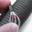 PARACORD เชือกพาราคอต​ อเนกประสงค์ ยาว30เมตร (100ฟุต) แกนในเชือก7เส้น รับน้ำหนัก550ปอนด์​ (สีดำ)​