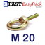 อายโบลท์ รุ่นยาว M20 x 50 P2.5 (1 ตัว/ถุง)