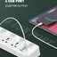 ปลั๊กไฟ รางปลั๊กไฟ ปลั๊กพ่วง LDNIO รุ่น SC4408 4 ช่อง 4 USB สาย 2 เมตร