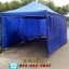 เต็นท์พับได้ สีน้ำเงิน ขนาด 3m x 6m พร้อมผ้าข้าง 300D 3 ด้าน
