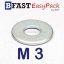 แหวนอีแปะ M3 (80 ตัว/ถุง)