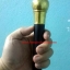 ไม้ตะพด หัวทองเหลือง ประดับเหรียญ ร.5 (2)