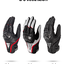 MOTOWOLF MDL0305 - ถุงมือหนังแท้ ถุงมือบิ๊กไบค์ ถุงมือขับบิ๊กไบค์ มีการ์ดเคฟล่า