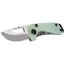 มีดพับ Buck 417 Budgie Compact Folding Knife 2" S35VN Drop Point Plain Blade, Translucent Green (Jade) G10 and Stainless Steel Handles (0417GRS) - 13019