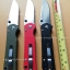 มีด LAND Knife GB-910 Plus ใบเรียบ หมุดฟ้า ด้ามG10ลายใหม่ (4สี)