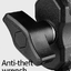 MOTOWOLF MH1 - ที่จับโทรศัพท์มือถือมอเตอร์ไซค์มีระบบปลดไว ปรับได้อิสระ 360⁰ พร้อมระบบกันสั่นสะเทือน