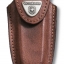 ซองหนังแท้ ใส่ VICTORINOX BROWN LEATHER POUCH 91/93 MM 2-4 LAYERS (4.0533)