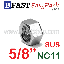 หัวน็อตสแตนเลส SUS 5/8" UNC11 (1 ตัว/ถุง)