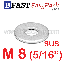 แหวนอีแปะสแตนเลส SUS 5/16 (30 ตัว/ถุง)