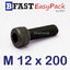 สกรูหัวจมดำ M 12 x 200 *เกลียวครึ่ง*