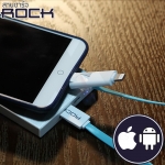 สายชาร์จ Rock รุ่น Safe 2 in 1 Charge Speed Data